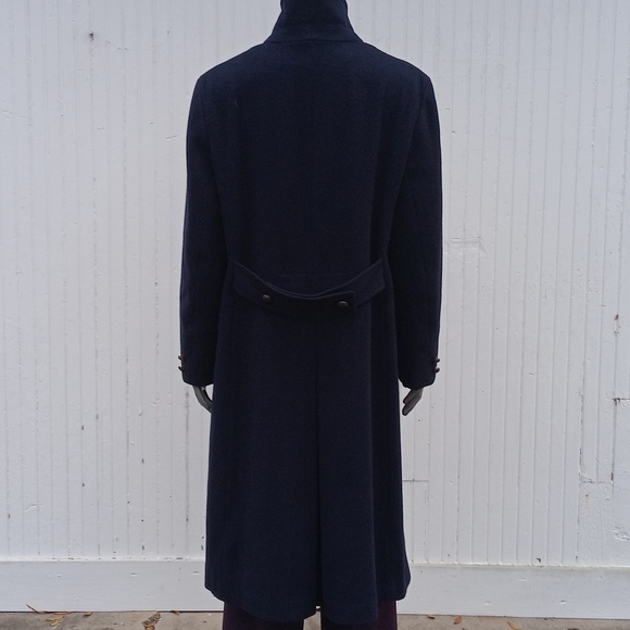 FORECASTER OF BOSTON ⁰ VINTAGE PURE WOOL DOUBLE BREASTED FULL LENGTH COAT - Picture 15 of 17